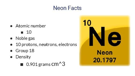 neon neutrons|Neon Facts – Ne or Atomic Number 10 .